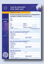 Card de aptitudini ECDL (fata)